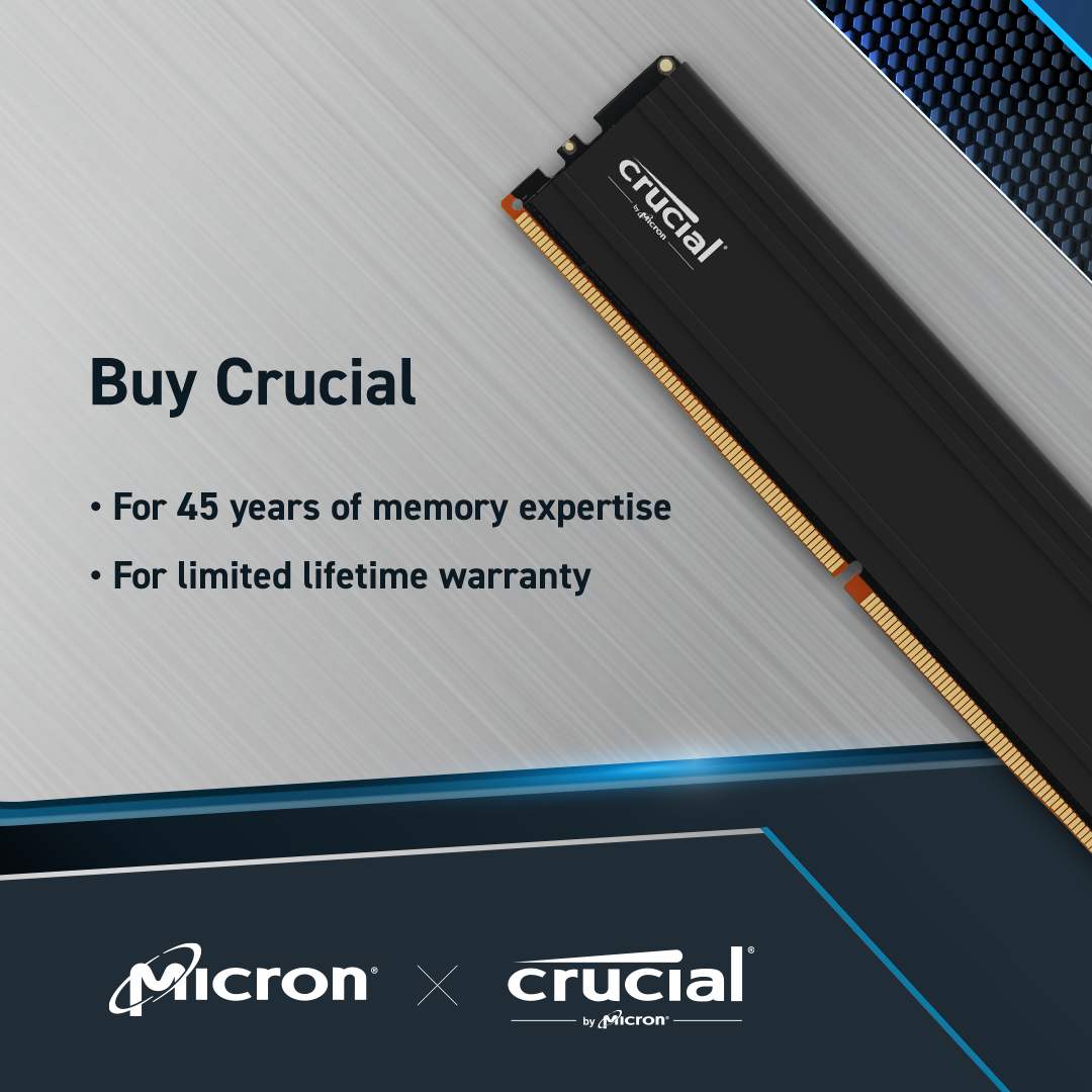 Crucial Pro 32GB Kit (2x16GB) DDR5-5600 UDIMM- view 6