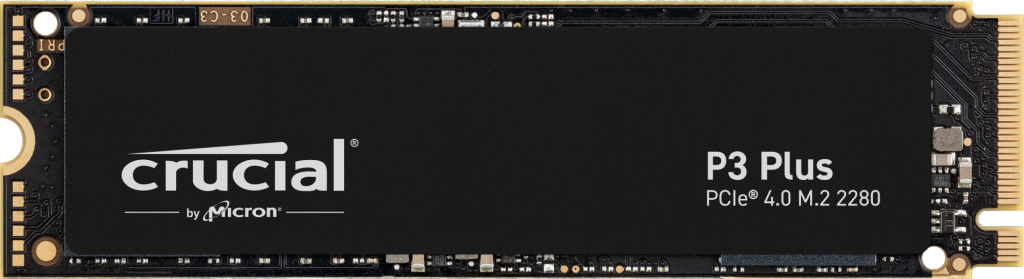 Crucial P3 Plus 1TB PCIe M.2 2280 SSD- view 1