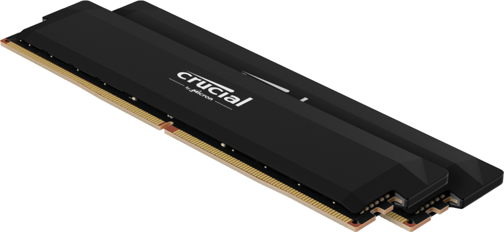 Crucial Pro Overclocking 32GB Kit (2x16GB) DDR5-6000 UDIMM Black- view 1