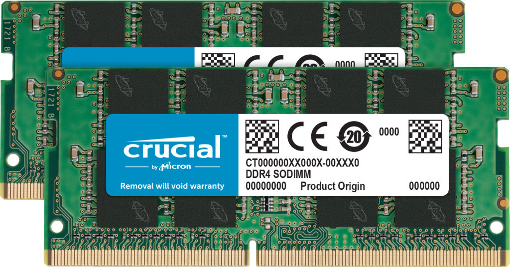 Crucial 32GB Kit (2 x 16GB) DDR4-2400 SODIMM