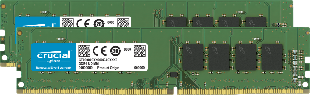 Crucial 32GB Kit (2x16GB) DDR4-3200 UDIMM